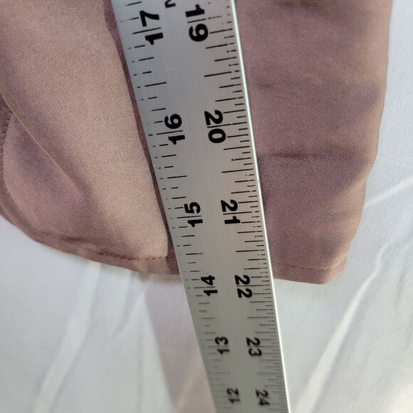 Taupe Brown Textured Shirt Button Up Long Sleeve Button Cuff Button Closure Sz M - Picture 8 of 8